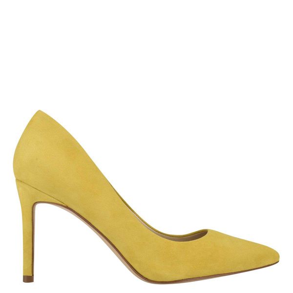 Nine West Ezra Pointy Toe Yellow Pumps | South Africa 29A73-0C15